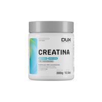 Creatina Monohidratada Sem Sabor - Pote 300g - Suplementação Treino Academia, Ganho Muscular Hipertrofia, Força Energia Resistência, Suplementos Naturais - DUX HUMAN HEALTH