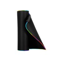 Mouse Pad Gamer Iluminado led Rgb Grande 80 cm por 30 com Mousepad gamer Led com em volta superficie speed para jogos