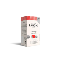 Cápsulas de Café Baggio Café Aroma Chocolate com Avelã, compatível com Nespresso, contém 20 cápsulas