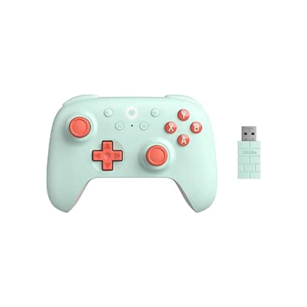 8Bitdo Ultimate 2C Wireless Controller for Windows PC and Android, with 1000 Hz Polling Rate, Hall Effect Joysticks and Triggers, and Remappable L4/R4 Bumpers (Mint)