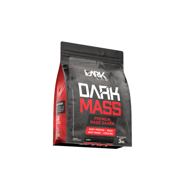 Hipercalórico Dark Mass 3kg Dark Lab - Whey Protein, Creatina, BCAA, Waxy Maize, Premium Mass Gainer