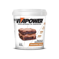VitaPower Pasta De Amendoim Integral - 450G Brownie Cream - Vitapower
