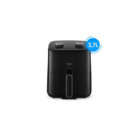 Fritadeira Air Fryer  3,7L Pratica Fry Antiaderente Cuba Quadrada e Grelha Removível 1400W ELGIN