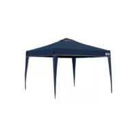 Tenda Praia 3x3m Gazebo Dobrável Barraca Saonada Cor Azul