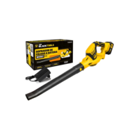 Soprador De Folhas Sem Fio A Bateria Elétrico Bivolt 21v Amarelo