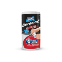 Scott Duramax Pano Reutilizável em Rolo, Branco, 58 folhas