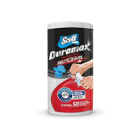 Scott Duramax Pano Reutilizável em Rolo, Branco, 58 folhas