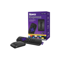 Roku Express Dispositivo Streaming Player, Full HD, Conversor Smart TV, com Controle Remoto - 3960BR-SG