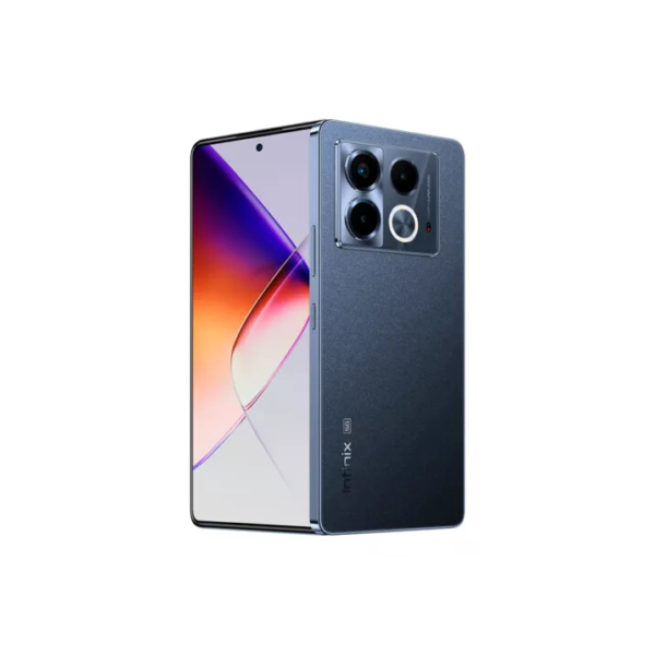 Smartphone Infinix Note 40 5G 8GB RAM 256GB Câmera Tripla 108MP+ Selfie 32MP NFC 6,78” AMOLED Dual Chip - Preto