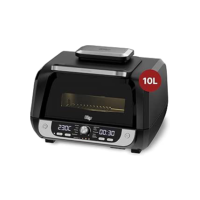 WAP Fritadeira Elétrica Air Fryer Barbecue Digital 12 em 1, 10 Litros, 4 Níveis de Temperatura, Antiaderente, 1800W 127V