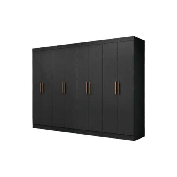 Guarda Roupa Casal 8 Portas 4 Gavetas Paris Espresso Móveis