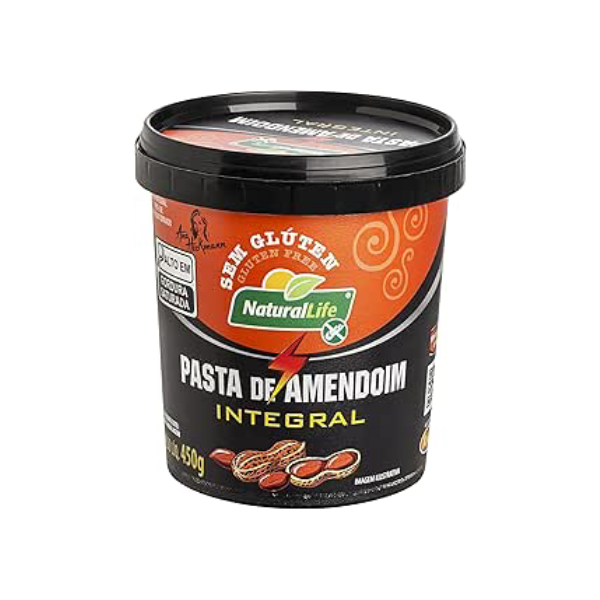 Pasta de Amendoim Integral - Natural Life - Sem Glúten - 450g