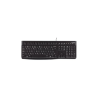Teclado com fio USB Logitech K120, Resistente à Respingos, Barra de Espaço Curva, Compatível com PC e Notebook, Layout ABNT2