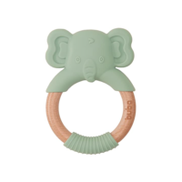 Buba Mordedor Elefante Em Silicone Verde