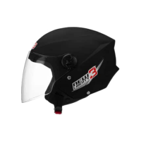 CAPACETE ABERTO PRO TORK NEW LIBERTY 3 SOLID PRETO FOSCO TAM. 60