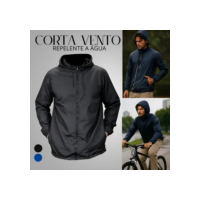 Jaqueta Corta Vento Impermeável Masculina Tactel Ultra Leve