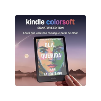 Apresentamos o Kindle Colorsoft Signature Edition (32 GB) - Com tela colorida, luz frontal autoadaptável, carregamento sem fio e bateria que dura semanas - Cor Preta Metálica