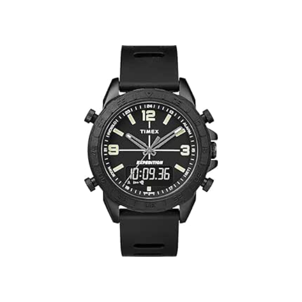 Timex Relógio masculino Expedition Pioneer Combo 41 mm, Preto