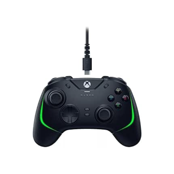 Controle gamer com fio Razer Wolverine V2 Chroma Wired Gaming Pro para Xbox Series X|S, Xbox One, PC, preto