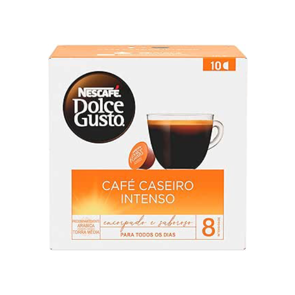 Dolce Gusto Nescafé Cafe Caseiro Intenso 10 Capsulas 90G