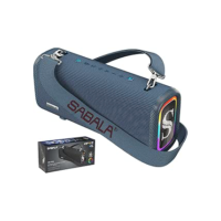 SABALA DR-908 Caixa de som,2025 Modelo Mais Recente,20800mAh 120w Subwoofer Bluetooth 5.3 IPX5 RGB 24H USB (Azul)