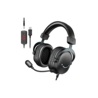 Headset Gamer Fifine H9, Som Surround 7.1, USB, Console e PC, Preto - H9