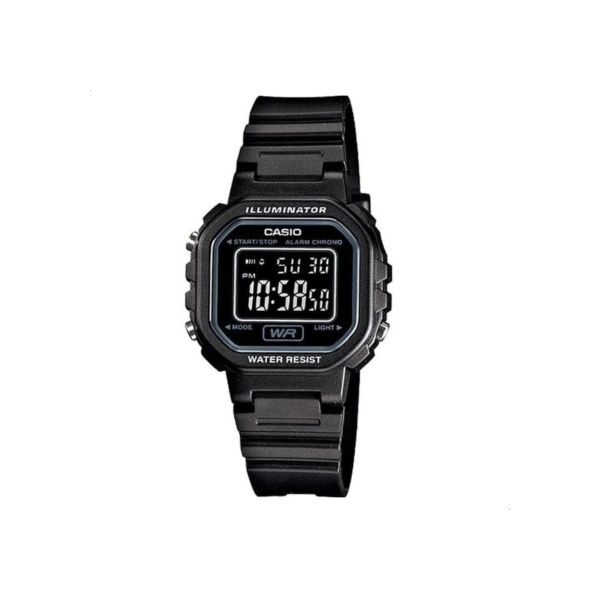 Relógio Casio Digital Vintage Unissex Preto Original Standard LA-20WH-1BDF