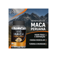 Maca Peruana em Cápsulas - 60 Unidades | Energia, Vitalidade e Bem-Estar | Flora Viva