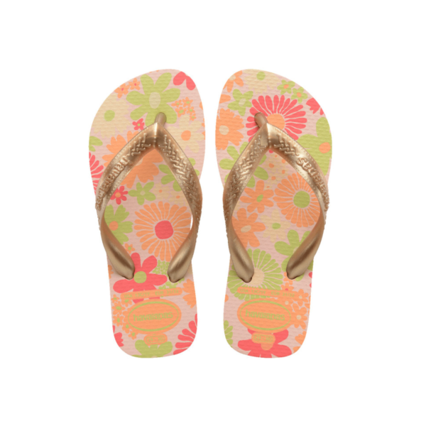 Chinelo Havaianas Infantil Flores Feminino