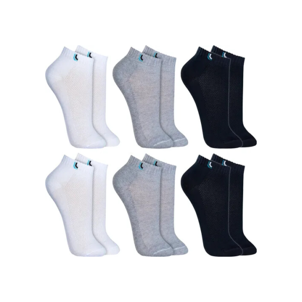 Kit 6 Pares Meias Lupo Soquete Cano Baixo Academia Original