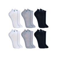 Kit 6 Pares Meias Lupo Soquete Cano Baixo Academia Original