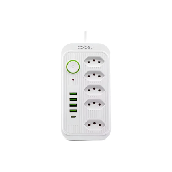 Extensão Coibeu Wkc-541 10 Tomadas 2m 4 Usb Bivolt