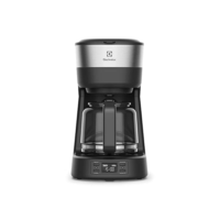Cafeteira Elétrica Electrolux inox filtro permanente removivel capacidade 1,2L 30 xicaras função timer painel digital desligamento automatico ECM25 220v