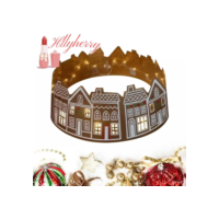 Saia De Cobertura Para Árvore De Natal HLLYHERRY , Gola De Gengibre Em PVC LED , Luminosa