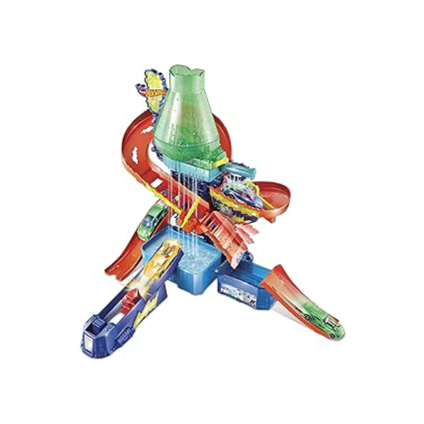 Hot Wheels Color Shifters, Pista Estação Cientifica com 1 Carrinho que Muda de Cor, Mattel