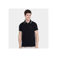 Camisa Polo Colcci Logo Masculina - Preto
