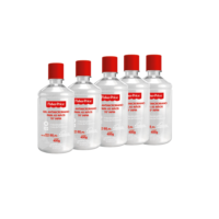 Kit 5 Álcool em gel Fisher-Price 400g