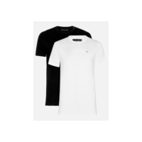 Kit Camisetas Tommy Hilfiger Essential Preta/branca 2un