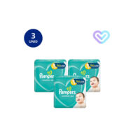 Kit c/3 Fraldas Descartável Confort Sec Máxima Absorção - Pampers
