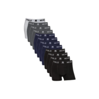 Kit Com 12 Cuecas Boxer Masculina Adulto Polo Wear Original