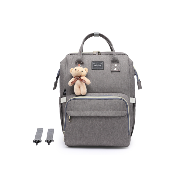 Mochila Bolsa Fraldas Maternidade Moda Luxo Reforçada Ursinho