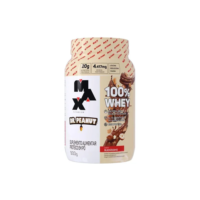 100% Whey Max Titanium X Dr. Peanut 900g Sabor Bueníssimo