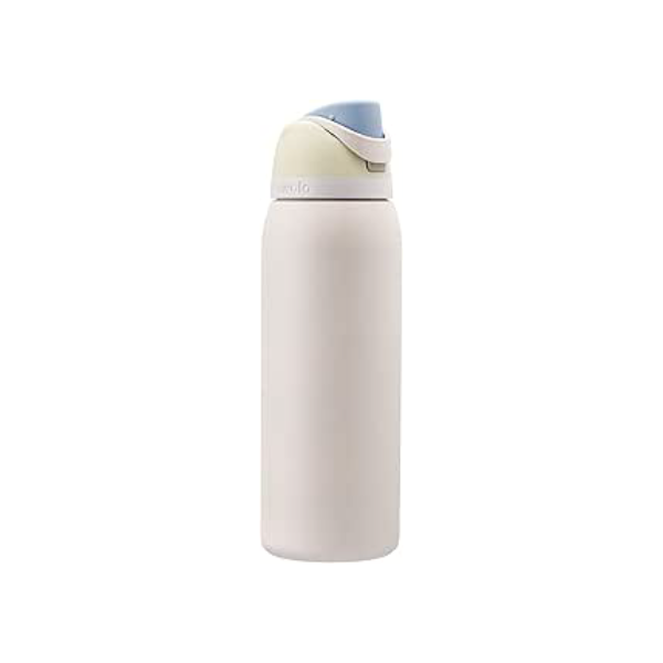 Owala Garrafa de água de aço inoxidável isolada FreeSip com canudo para esportes e viagens, livre de BPA, 1,134 g, brisa gelada
