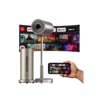 Projetor 4k Grande Smart Tv Bluetooth Hd Wifi6 1280p 12000lm Cinza