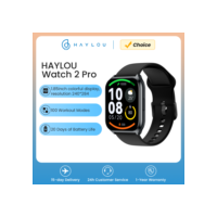 HAYLOU-LS02 Pro Smartwatch para homens e mulheres, 1.85 "HD Display, Monitor de Freqüência Cardíaca, 100 Modos de Treino, Smartwatch, R$200-R$20