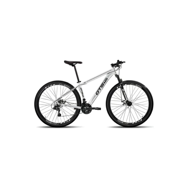 Bicicleta mountain bike GTS PRO M5 Techs 29 Aro 29 tamanho do Quadro 15" - branco
