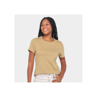 Camiseta Hering Básica Feminina - Marrom