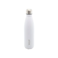 WOLFF - Garrafa Térmica de Aço Inox Branca com Parede Dupla - 500ml - Linha Ice