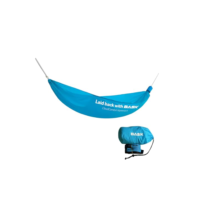 BASK Rede de Descanso Portátil Ultraleve com Fitas de Alta Resistência – Material de Alta Performance, Confortável e Respirável para Camping, Viagem, Casa e Natureza – Suporta até 150 kg (Azul)