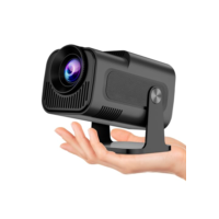 ZDSSY HY320 Mini, Projetor Portatil 5G Wifi 6, Bluetooth 5.0 e Android 11, Suporte 4K e 720P Nativo, 12,000 Lumens, Projetor Led com 4D/4P e Auto de Correccao, 180° Giratorio, Zoom Eletronico